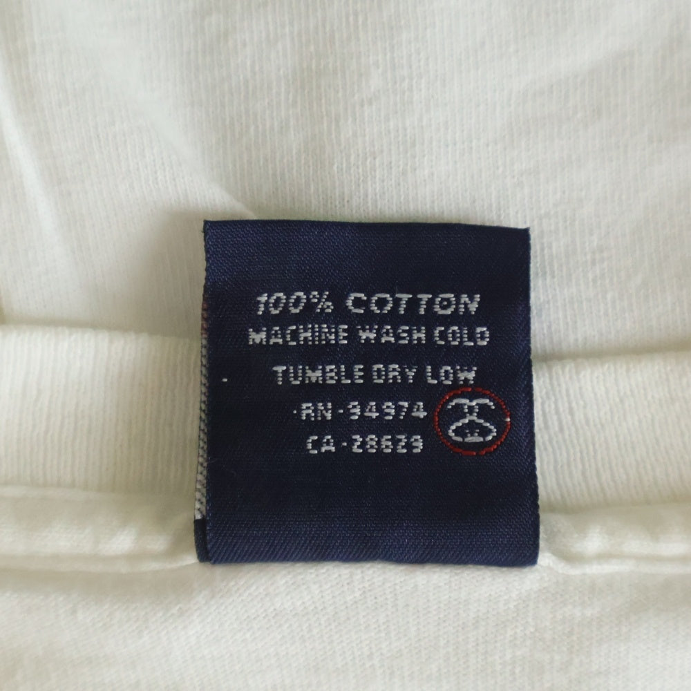 STUSSY(ステューシー) 90-00S ARCHIVES ROUGH AND RUGGED GEAR DESIGN PHOTO TEE オールド プリント フォト デザイン 半袖Tシャツ カットソー ホワイト