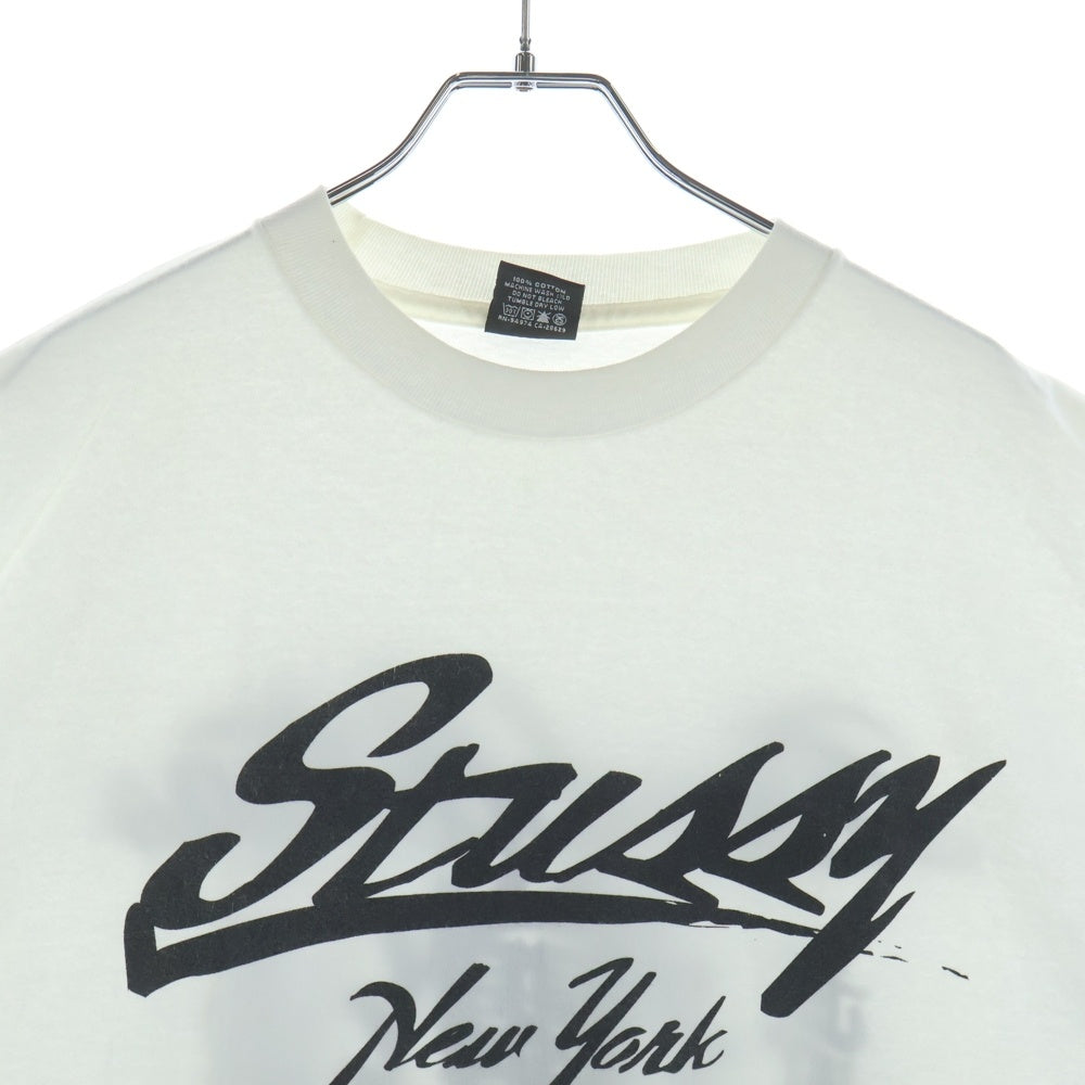 STUSSY(ステューシー) 00S × WTAPS ダブルタップス WORLD TOUR DESIGN TEE 25周年 ワールドツアー デザイン 半袖Tシャツ カットソー ホワイト
