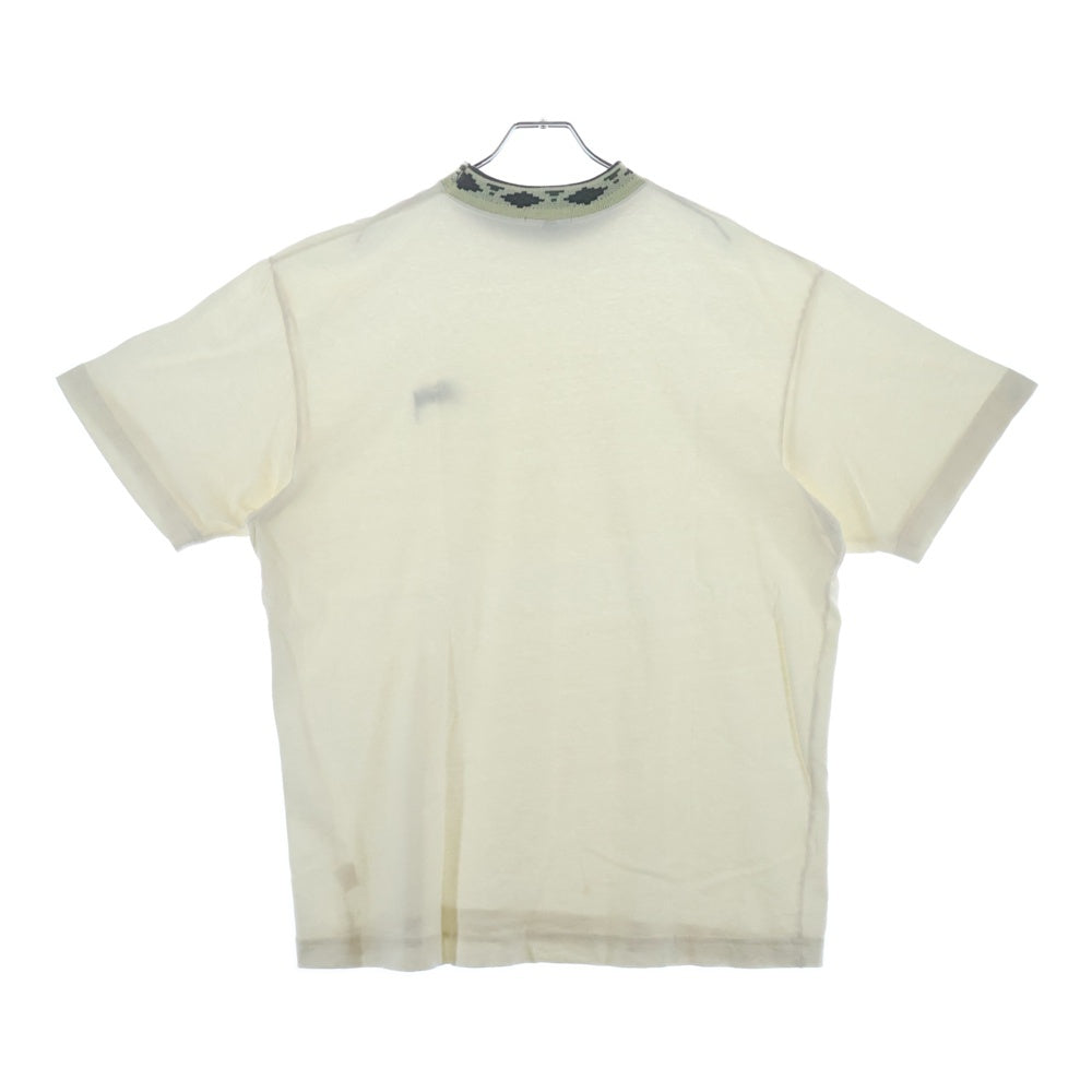 STUSSY(ステューシー) 80S ASTEKA MOCK NECK アステカ モックネック 半袖Tシャツ カットソー ホワイト