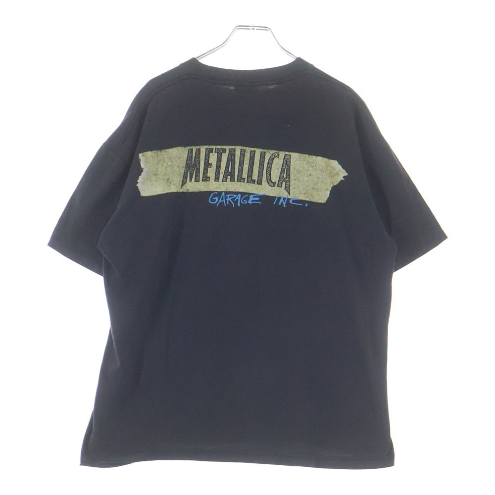 VINTAGE(ヴィンテージ) 90s METALLICA Garage Inc. アルバム ジャケ写 半袖カットソーTシャツ ブラック