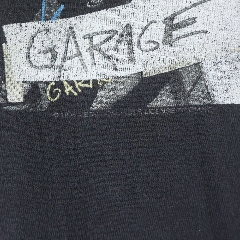 VINTAGE(ヴィンテージ) 90s METALLICA Garage Inc. アルバム ジャケ写 半袖カットソーTシャツ ブラック