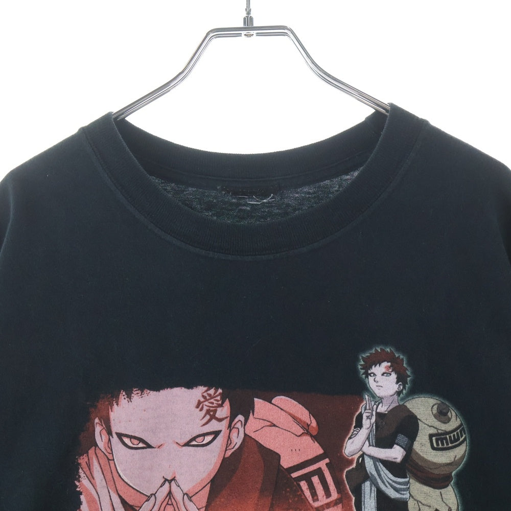 VINTAGE(ヴィンテージ) 00S NARUTO 我愛羅 TEE ナルト 両面プリント 半袖カットソーTシャツ ブラック