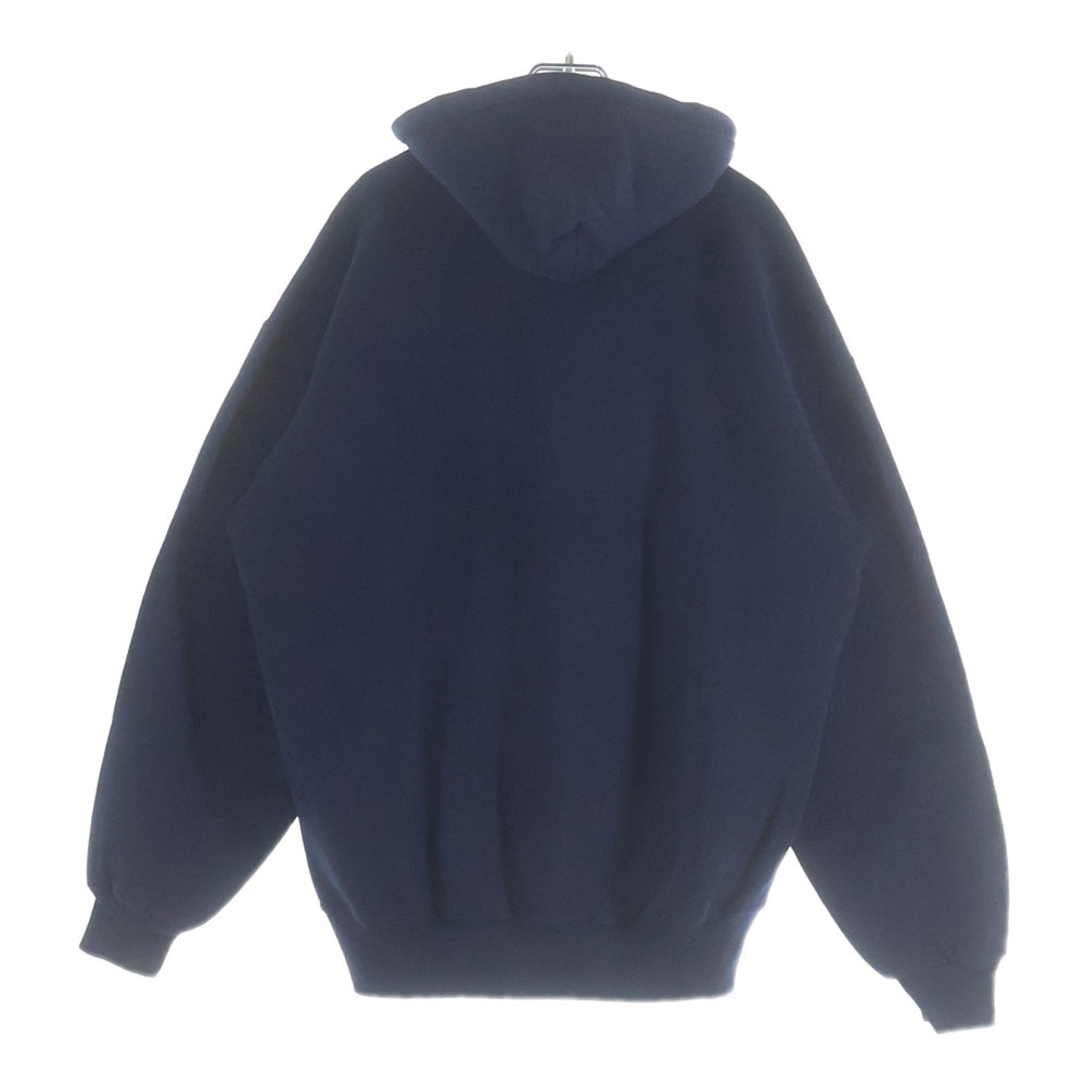 RUSSELL(ラッセル) VINTAGE 90S BUTTON HOODIE PARKA USA製 スウェット パーカー フーディー ネイビー/グリーン