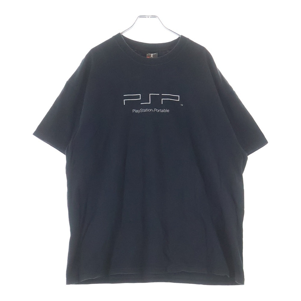 VINTAGE(ヴィンテージ) 00S PSP PLAYSTATION PORTABLE LOGO TEE プレイステーション ロゴ ゲーム 半袖Tシャツ カットソー ブラック