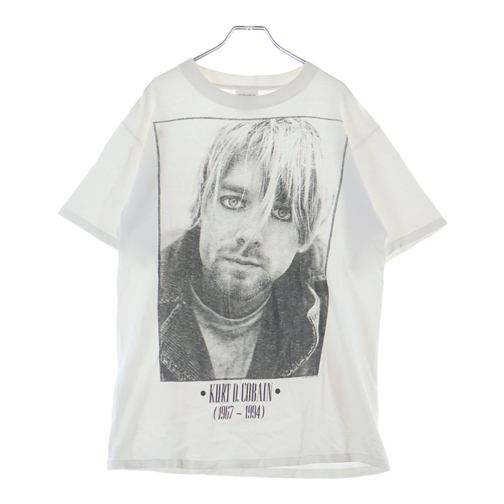 VINTAGE(ヴィンテージ) 90S NIRVANA KURT COBAIN MEMORIAL TEE ニルヴァーナ カートコバーン メモリアル 追悼 半袖Tシャツ カットソー ホワイト