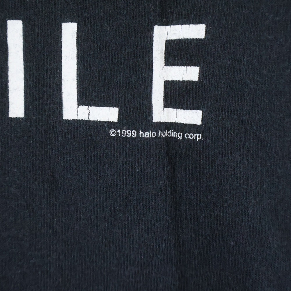 VINTAGE(ヴィンテージ) 90S NINE INCH NAILS THE FRAGILE LOGO ナイン インチ ネイルズ ザ フラジャイル ロゴ 半袖Tシャツ カットソー ブラック