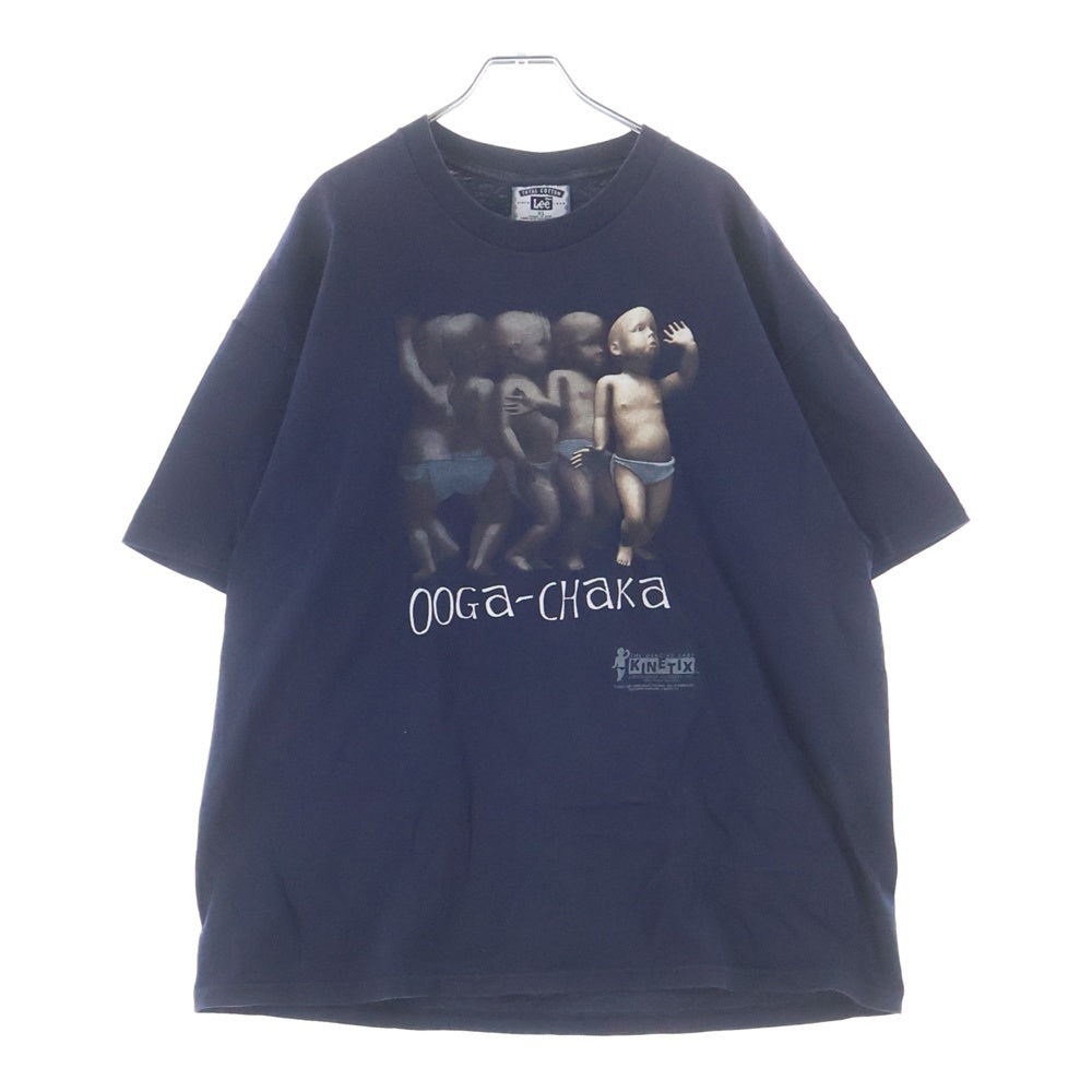 VINTAGE(ヴィンテージ) 90S OOGA-CHAKA THE DANCING BABY オオガチャカ ザ ダンシング ベイビー 半袖Tシャツ カットソー ネイビー