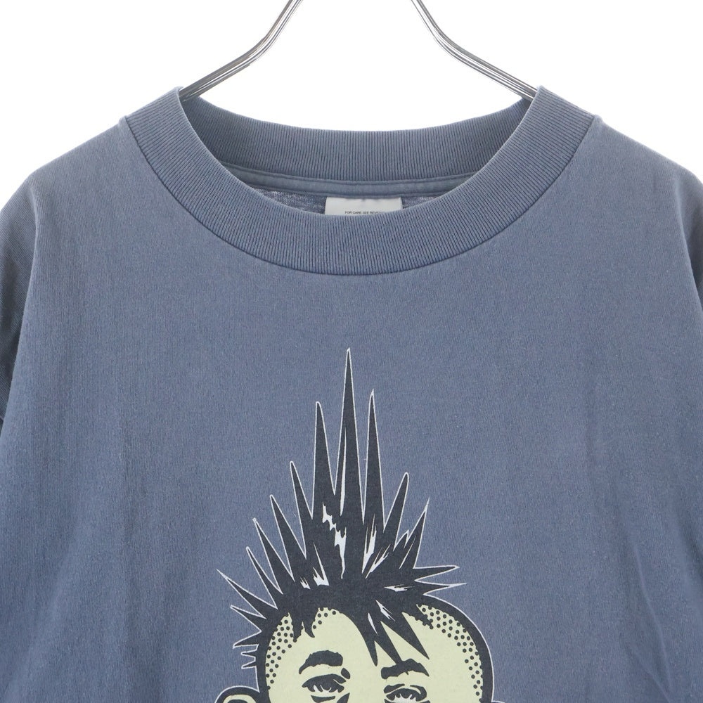VINTAGE(ヴィンテージ) 90S NOFX ME NOFX YOU WORRY! 両面プリント 半袖Tシャツ カットソー ブルー
