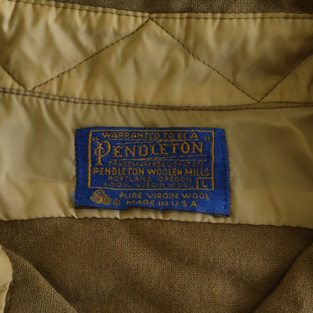 PENDLETON(ペンドルトン) 70s VINTAGE USA製 ボードシャツ ベージュ