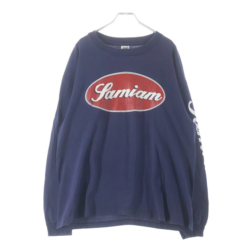 VINTAGE(ヴィンテージ) 90s Samiam Long Sleeve Band Tee Shirt 長袖 カットソー Tシャツ ネイビー