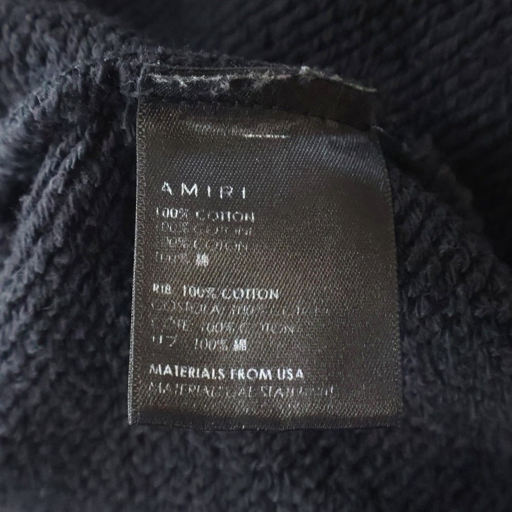 AMIRI(アミリ) BONES STAR HOODIE ボーンズ スター フーディー プルオーバーパーカー ブラック/イエロー