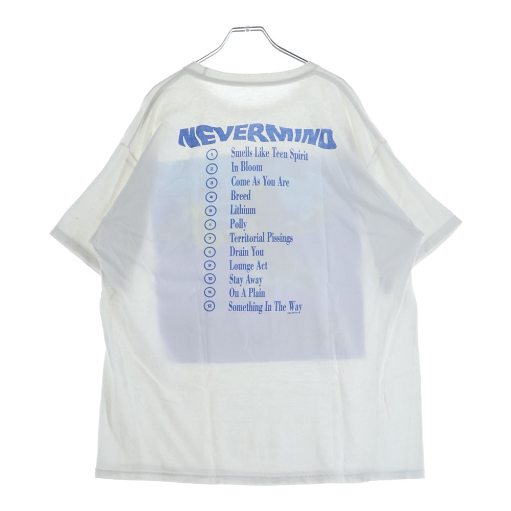 VINTAGE(ヴィンテージ) 00s NIRVANA NEVERMIND Copy right 2002 ニルヴァーナ ネバーマインド 2002年製 ホワイト