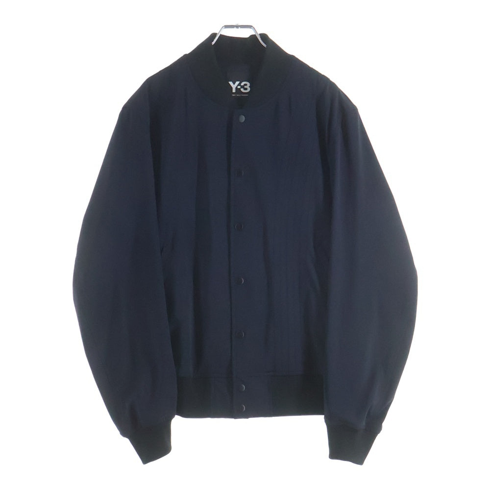 Y-3(ワイスリー) BLOUSON JAKET ブルゾンジャケット バックストラップ アシンメトリーデザイン ネイビー