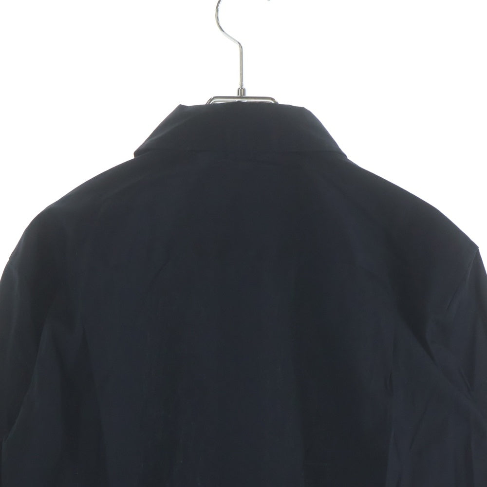 Vivienne Westwood MAN(ヴィヴィアンウエストウッドマン) 袖チェック柄 切り替え長袖ボタンシャツ ブラック VW-WR-86340