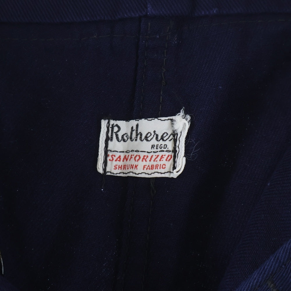 VINTAGE(ヴィンテージ) 50-60S EURO WORK PANTS ユーロ ワーク パンツ ネイビー