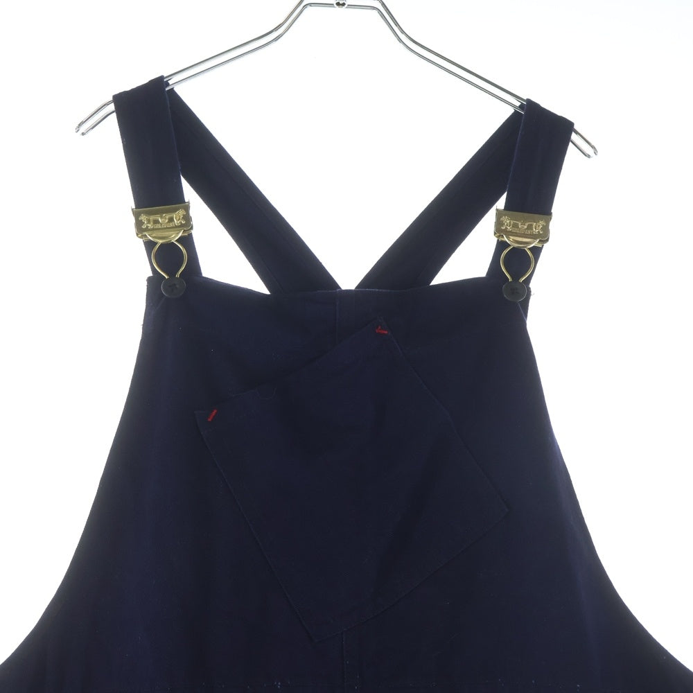VINTAGE(ヴィンテージ) 60-70S HOLDFAST (ホールドファスト) SANFORIZED REGD OVERALL オーバーオール つなぎ ネイビー