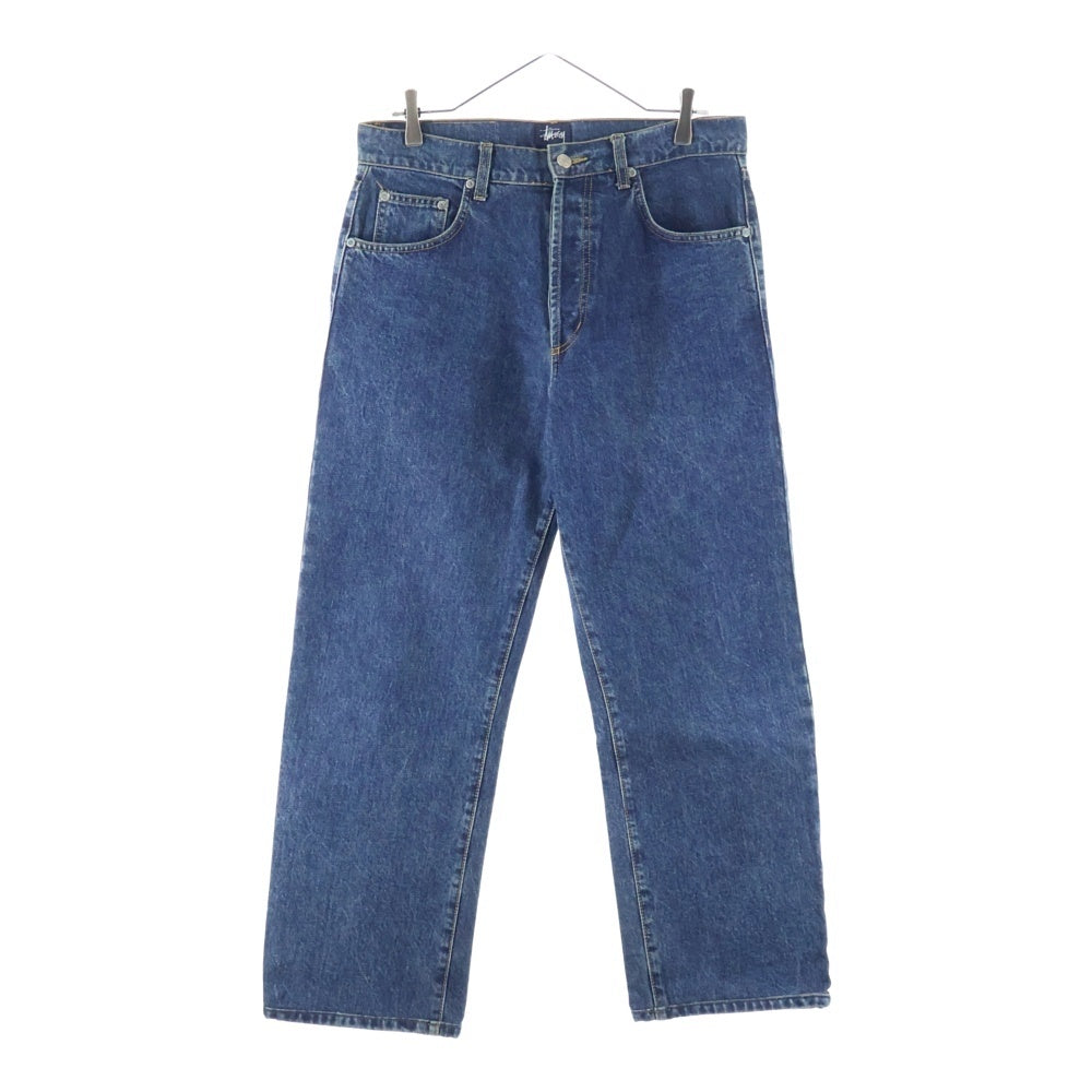 STUSSY(ステューシー) 90-00S OLD DENIM PANTS USA製 紺タグ デニム パンツ インディゴ