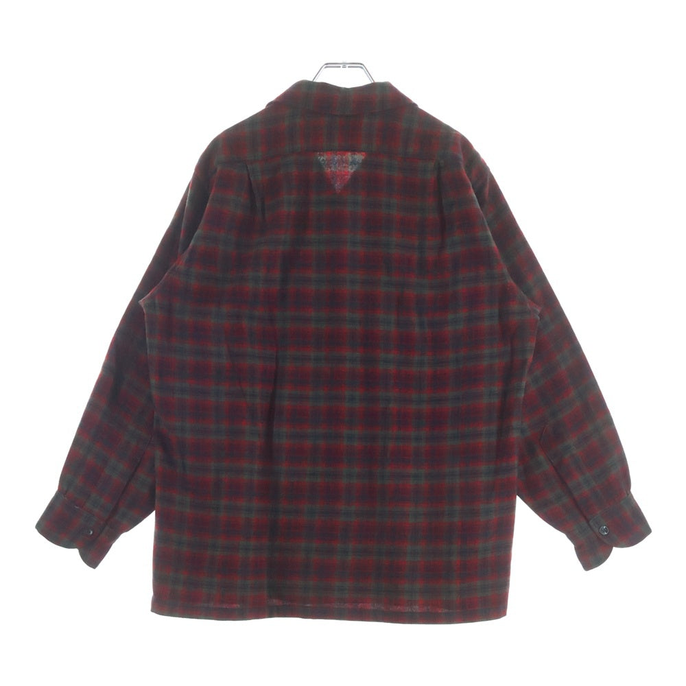 PENDLETON(ペンドルトン) 60s WOOL CHECK L/S SHIRT ウールチェック長袖シャツ レッド/ブラック/カーキ