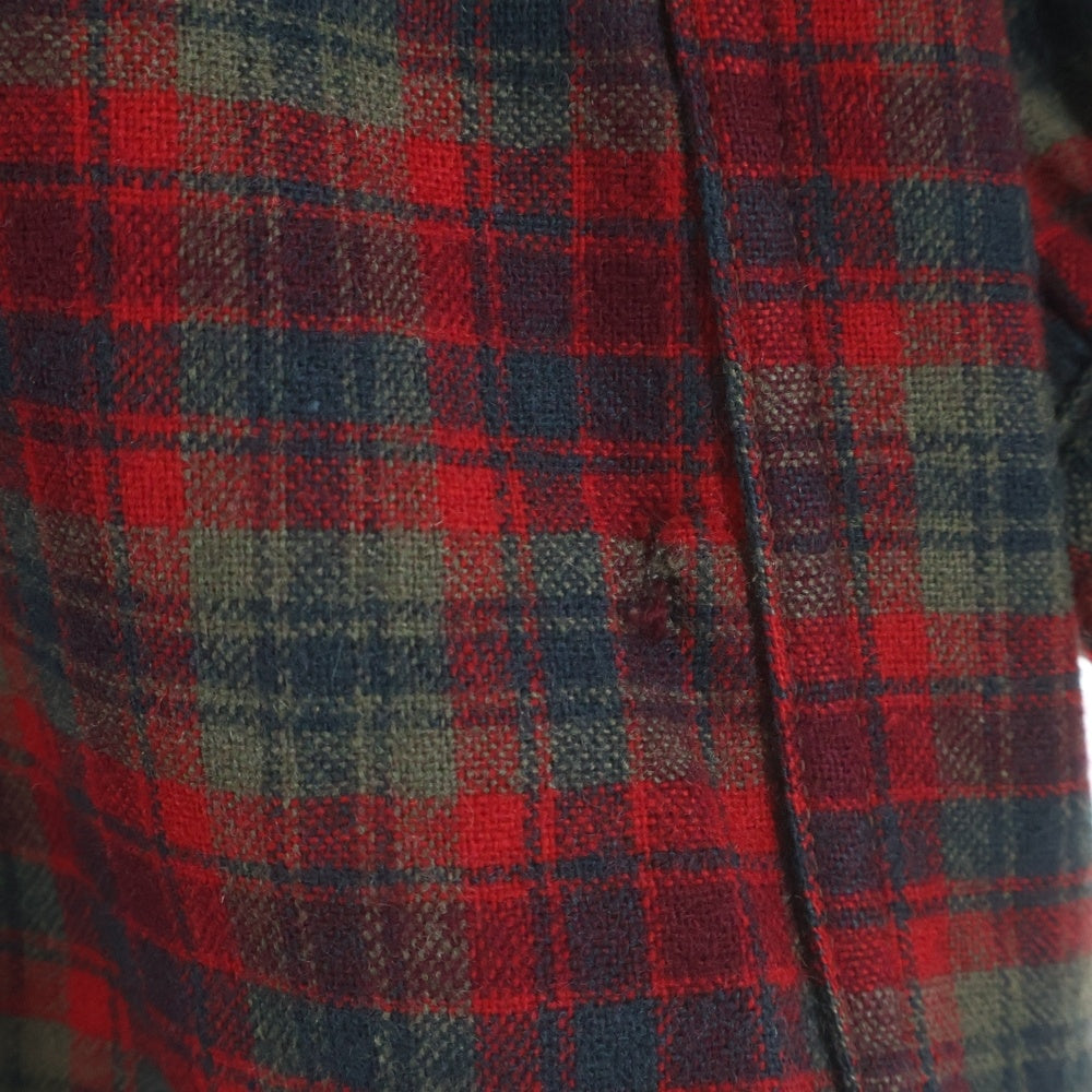 PENDLETON(ペンドルトン) 60s WOOL CHECK L/S SHIRT ウールチェック長袖シャツ レッド/ブラック/カーキ