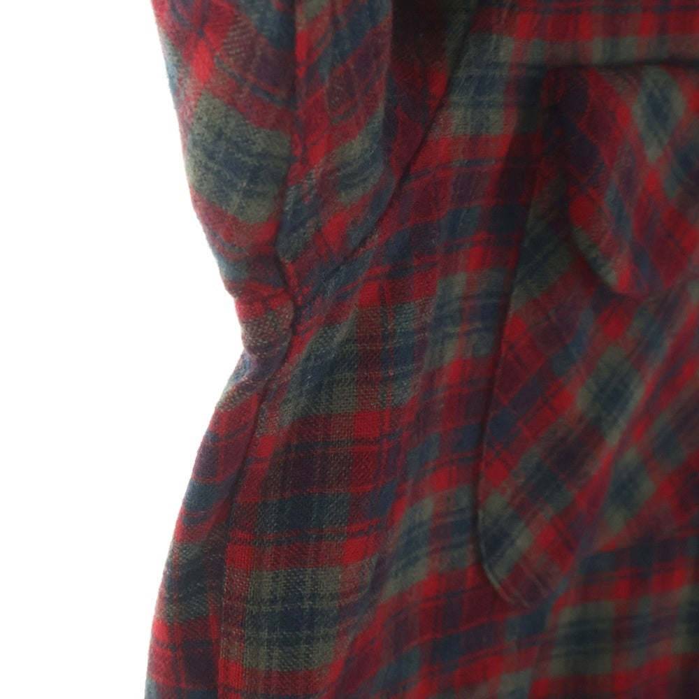 PENDLETON(ペンドルトン) 60s WOOL CHECK L/S SHIRT ウールチェック長袖シャツ レッド/ブラック/カーキ