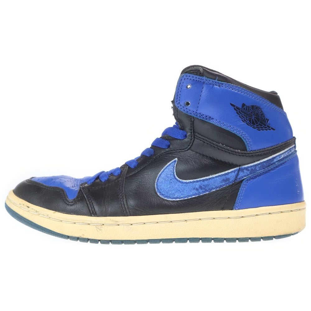 NIKE(ナイキ) Air Jordan 1 Retro High Royal エアジョーダン ロイヤル ハイカットスニーカー ブラック/ブルー 136066 041