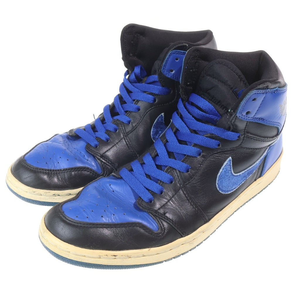 NIKE(ナイキ) Air Jordan 1 Retro High Royal エアジョーダン ロイヤル ハイカットスニーカー ブラック/ブルー 136066 041