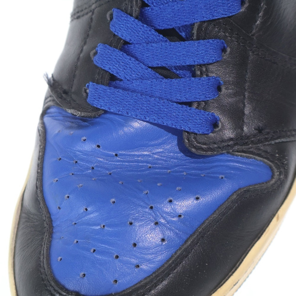 NIKE(ナイキ) Air Jordan 1 Retro High Royal エアジョーダン ロイヤル ハイカットスニーカー ブラック/ブルー 136066 041