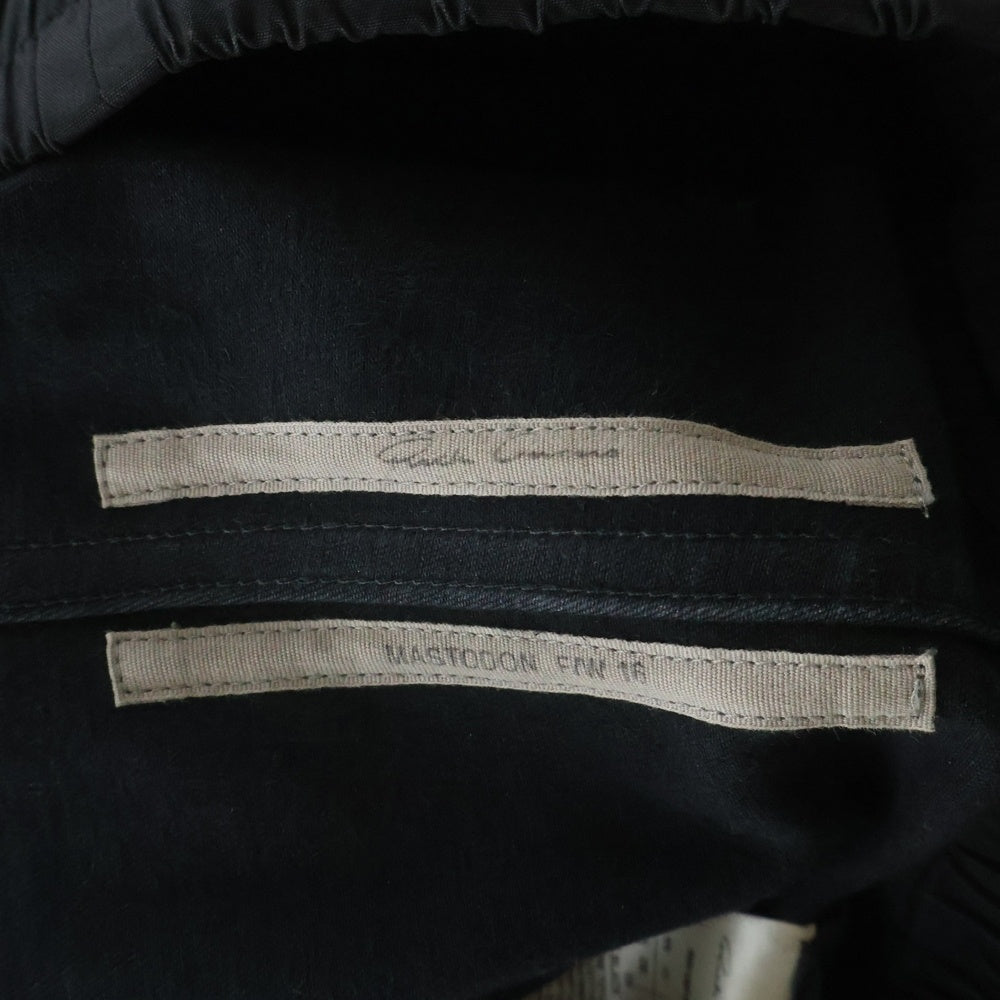 Rick Owens(リックオウエンス) 16AW MASTDON期 JOGGING CARGOS マストドン期 カーゴジョギングパンツ ブラック RR16F6300-SB