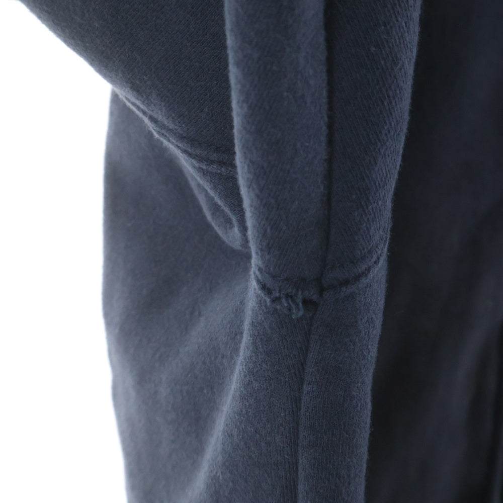 HARLEY DAVIDSON(ハーレーダビッドソン) 10s FLAMES ZIP HOODIE 袖ファイヤー ブルーフレイムス ジップアップパーカー ダークネイビー