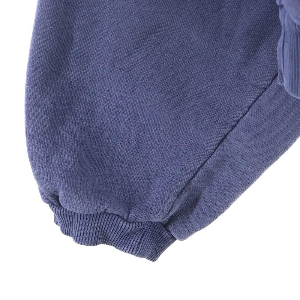 ERL(イーアールエル) Script Crewneck Knit ERL10T027 ロゴ刺繍 クルーネック長袖スウェットトレーナー パープル