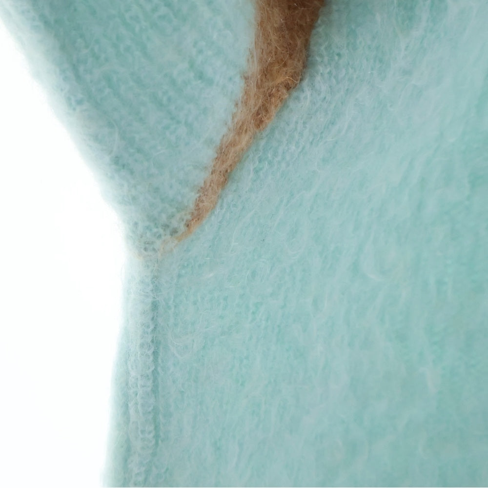 YOKE(ヨーク) MOHAIR BORDER CREWNECK SWEATER YK23FW0572S モヘア ボンバークルーネック 長袖ニットセーター マルチカラー