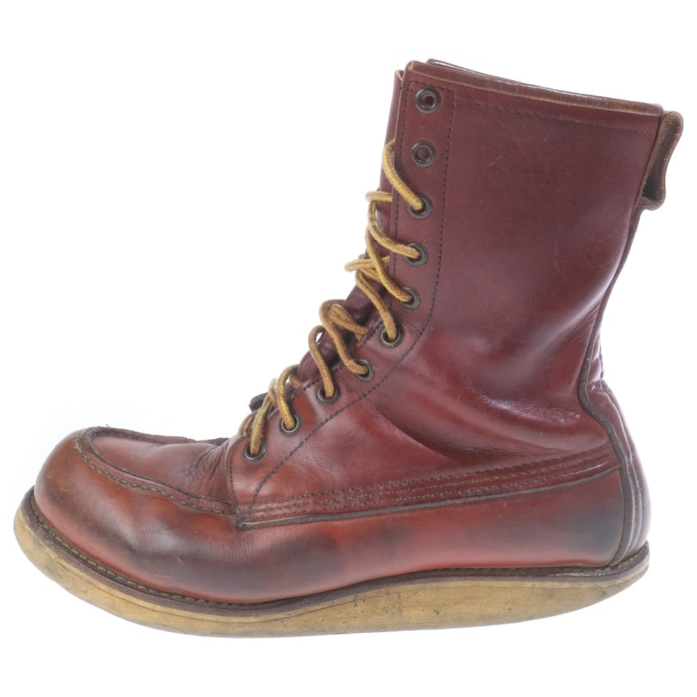RED WING(レッド ウイング) 80S VINTAGE IRISH SETTER BOOTS ヴィンテージ 犬タグ アイリッシュセッター ハイカット エンジニア ブーツ ブラウン