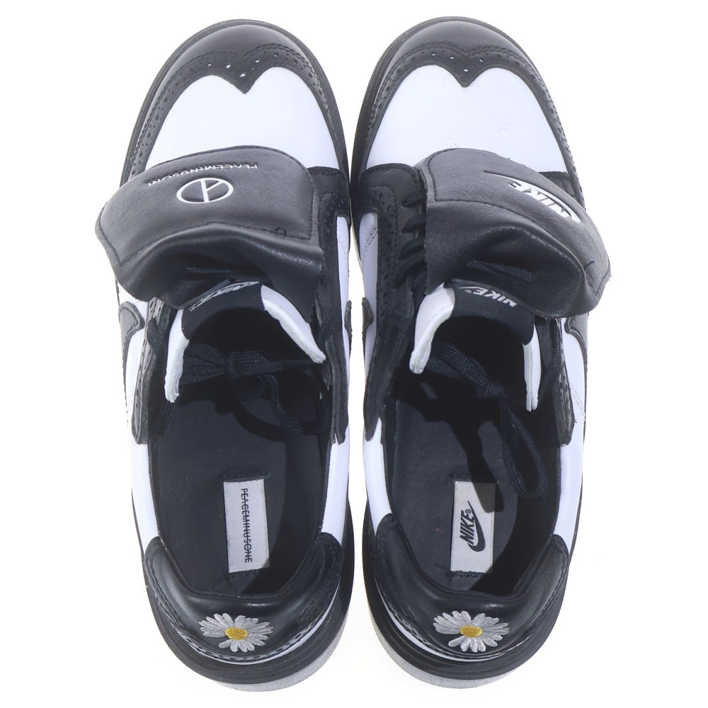 NIKE(ナイキ) × PEACEMINUSONE ピースマイナスワン Kwondo 1 G-DRAGON クウォンド1 ローカット スニーカー ジードラゴン ブラック/ホワイト US7/25cm DH2482-101