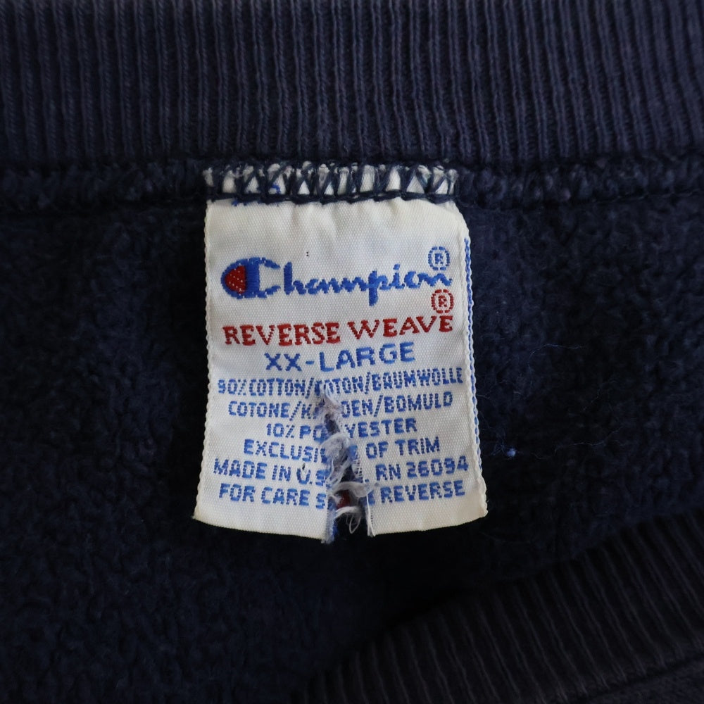 CHAMPION(チャンピオン) 90S REVERSE WEAVE OHIO STATE OLD ENGLISH SWEAT リバース ウィーブ オハオ オールドイングリッシュ ナス紺 スウェット トレーナー ネイビー