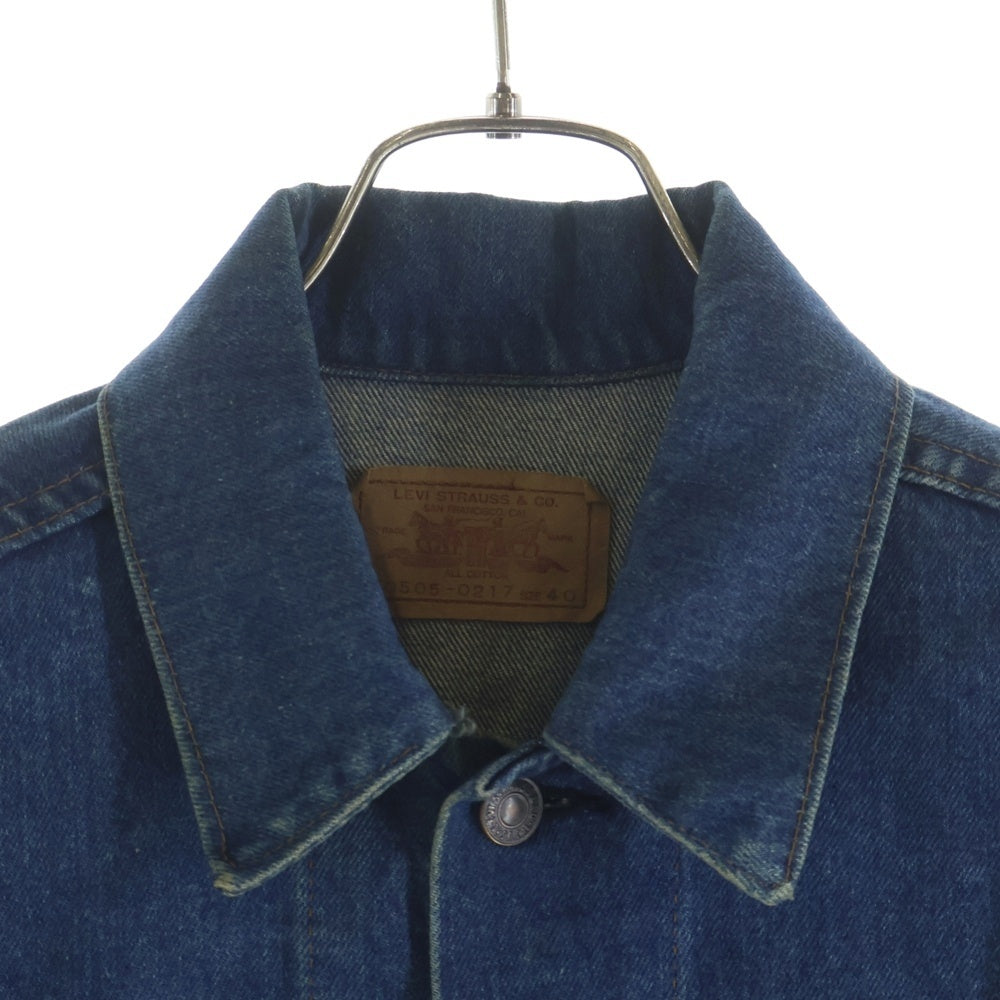 Levi's(リーバイス) 80S 70505 0217 4th スモールe 日本製 デニムトラッカー ジャケット インディゴ J02JT787