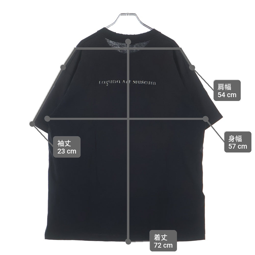 STUSSY(ステューシー) 90S OLD GOT ART? LAGUNA ART MUSEUM 紺タグ ゴット アート 半袖Tシャツ ブラック
