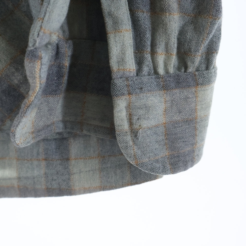 PENDLETON(ペンドルトン) 50S WOOL CHECK TAILERD JACKET ウール チェック テーラードジャケット グレー/オレンジ