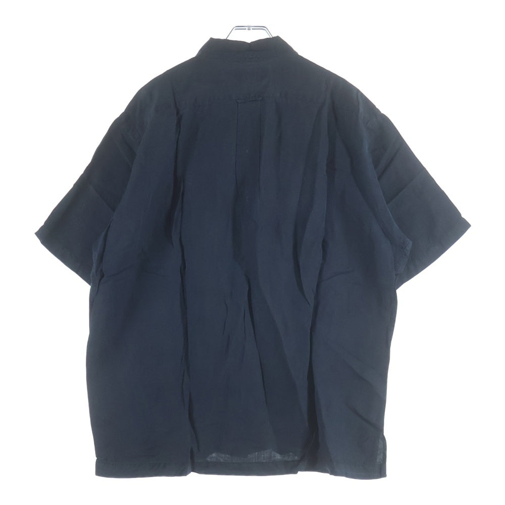 POLO RALPH LAUREN(ポロラルフローレン) CALDWELL SILK LINEN OPEN COLOR S/S SHIRT シルク リネン オープンカラー 開襟 半袖シャツ ブラック