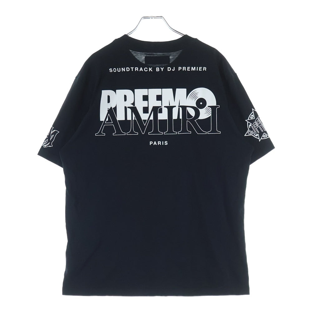 AMIRI(アミリ) PREEMO LOGO PRINT TEE プリーモ ロゴ 半袖カットソーTシャツ ブラック SRAW23MJG011SMRJAJ0