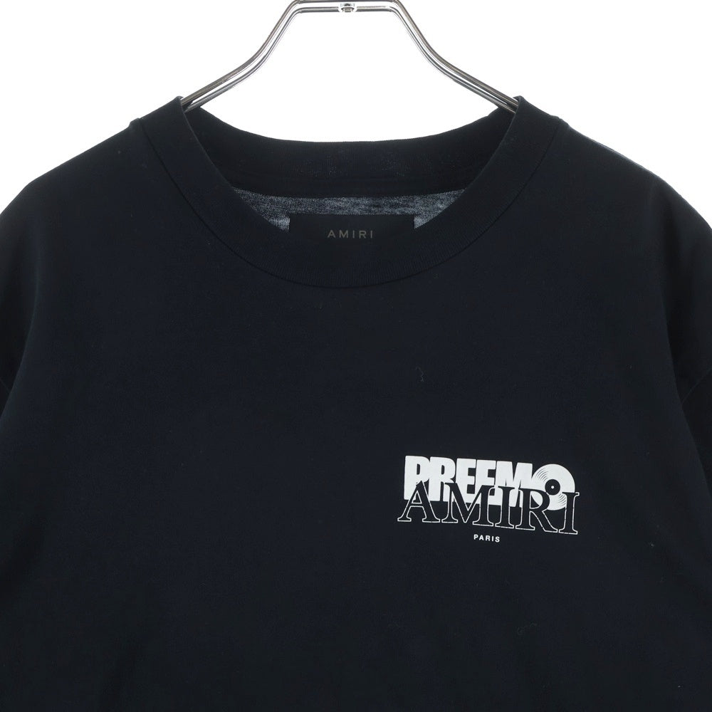 AMIRI(アミリ) PREEMO LOGO PRINT TEE プリーモ ロゴ 半袖カットソーTシャツ ブラック SRAW23MJG011SMRJAJ0