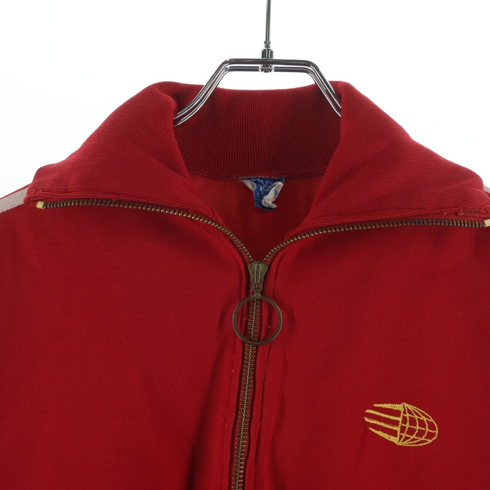adidas(アディダス) 60S CREATION VENTEX ZIP UP TRACK JACKET 地球儀 ジップアップ トラックジャケット ジャージ レッド