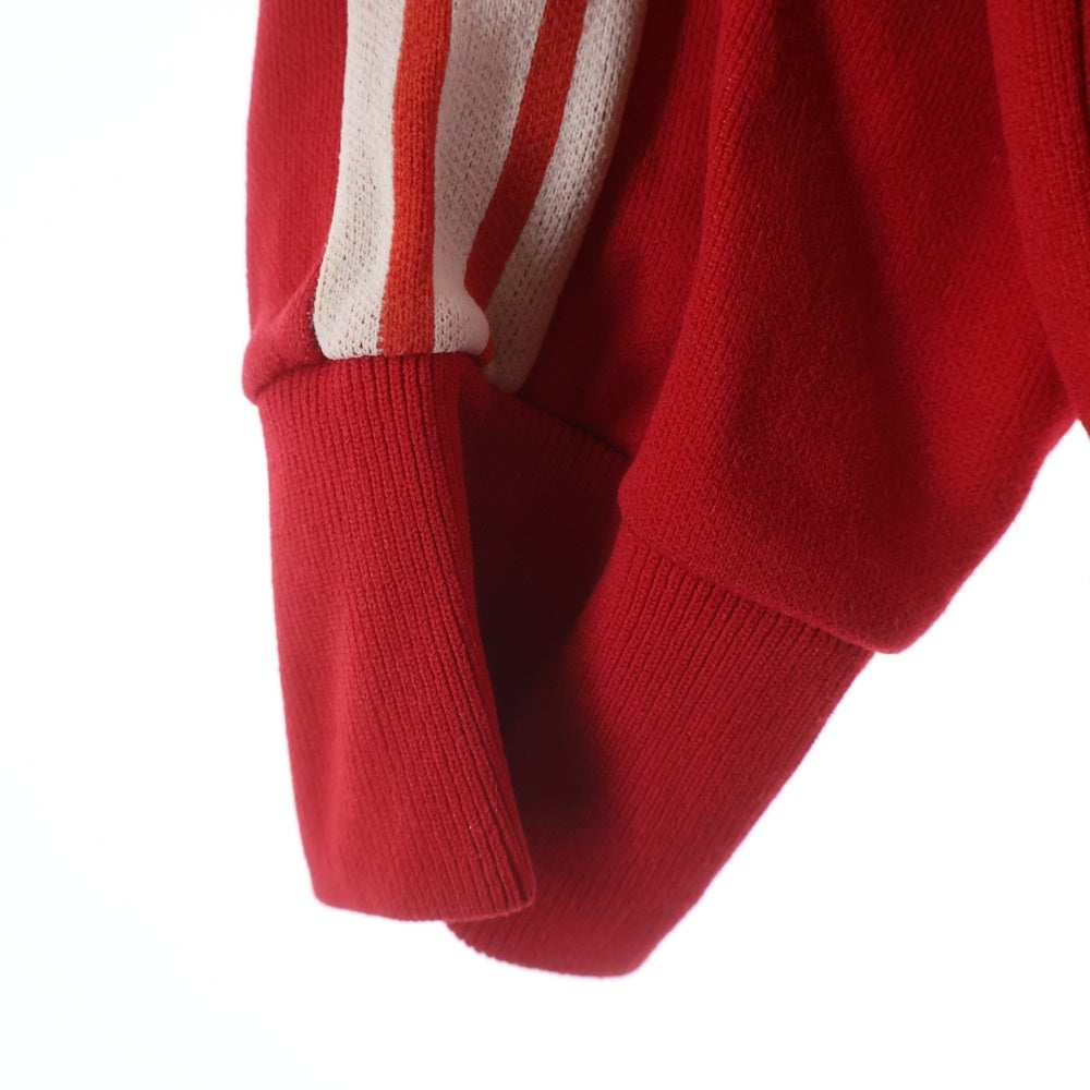 adidas(アディダス) 60S CREATION VENTEX ZIP UP TRACK JACKET 地球儀 ジップアップ トラックジャケット ジャージ レッド