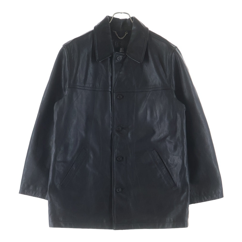 J.CREW(ジェイクルー) 90S VINTAGE LEATHER COAT レザー コート ブラック