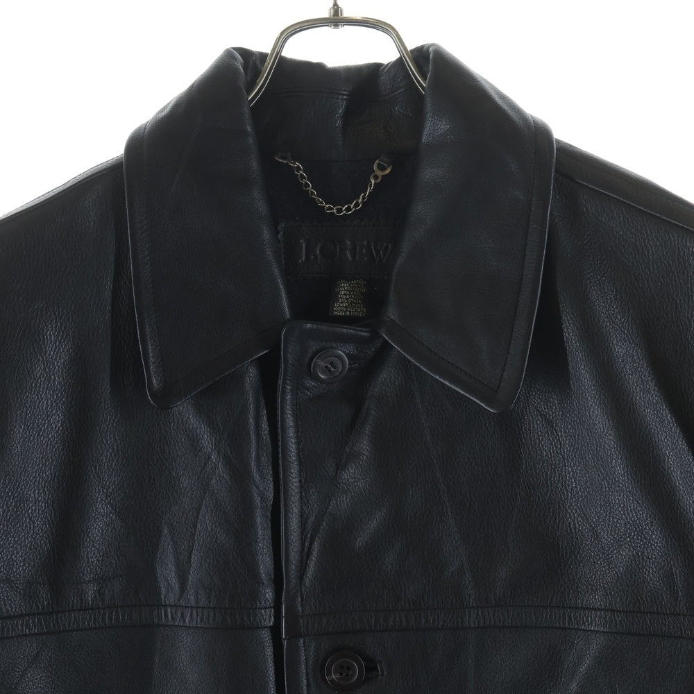 J.CREW(ジェイクルー) 90S VINTAGE LEATHER COAT レザー コート ブラック
