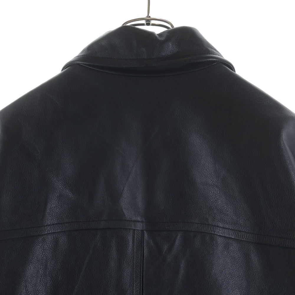 J.CREW(ジェイクルー) 90S VINTAGE LEATHER COAT レザー コート ブラック