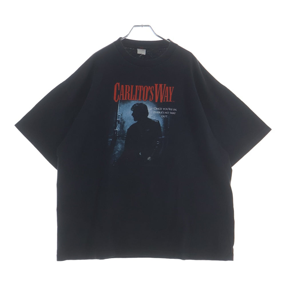 VINTAGE(ヴィンテージ) 90-00S CARLITO'S WAY MOVIE TEE カリートの道 ムービー 半袖Tシャツ カットソー ブラック