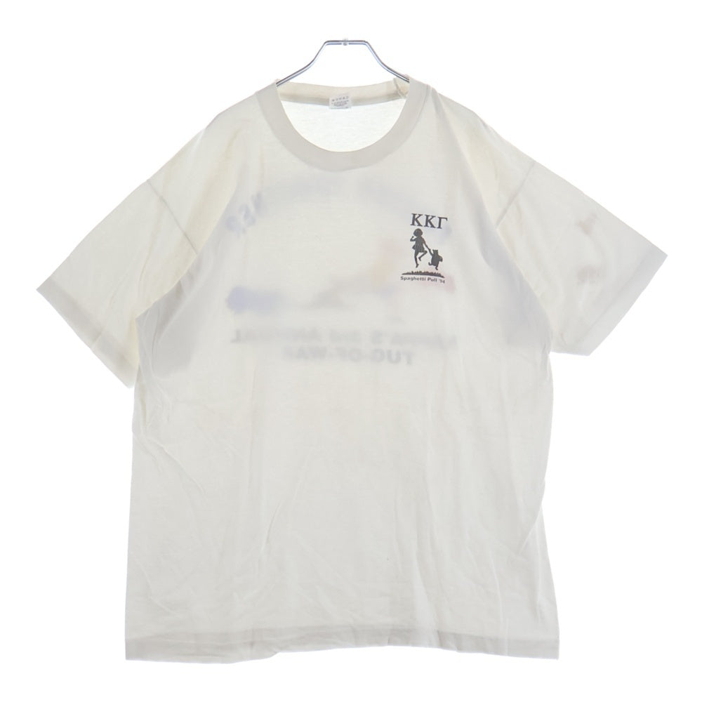 VINTAGE(ヴィンテージ) 90S BEAR POOH SPAGHETTI PULL 94 くまのプーさん 半袖Tシャツ カットソー ホワイト