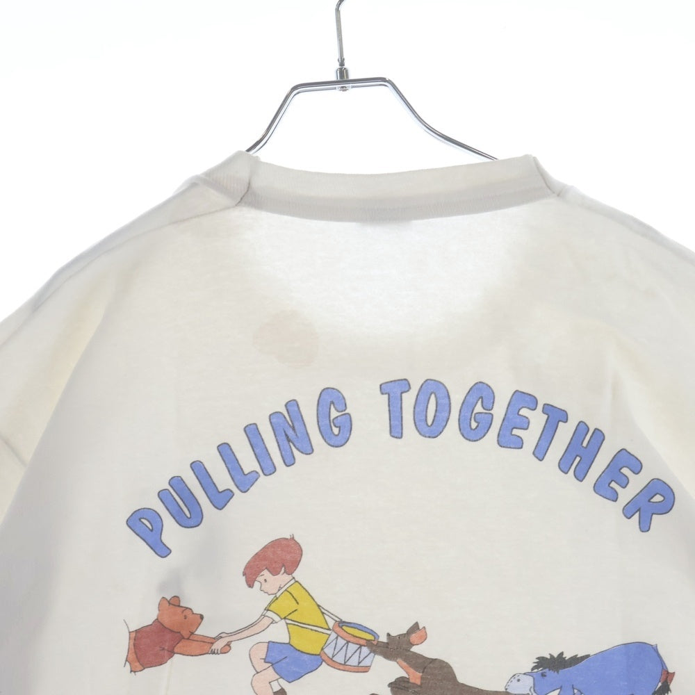 VINTAGE(ヴィンテージ) 90S BEAR POOH SPAGHETTI PULL 94 くまのプーさん 半袖Tシャツ カットソー ホワイト