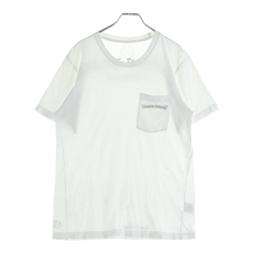 CHROME HEARTS(クロムハーツ) BACK ARCH USA LOGO TEE バックアーチ USAロゴ 半袖Tシャツ ホワイト