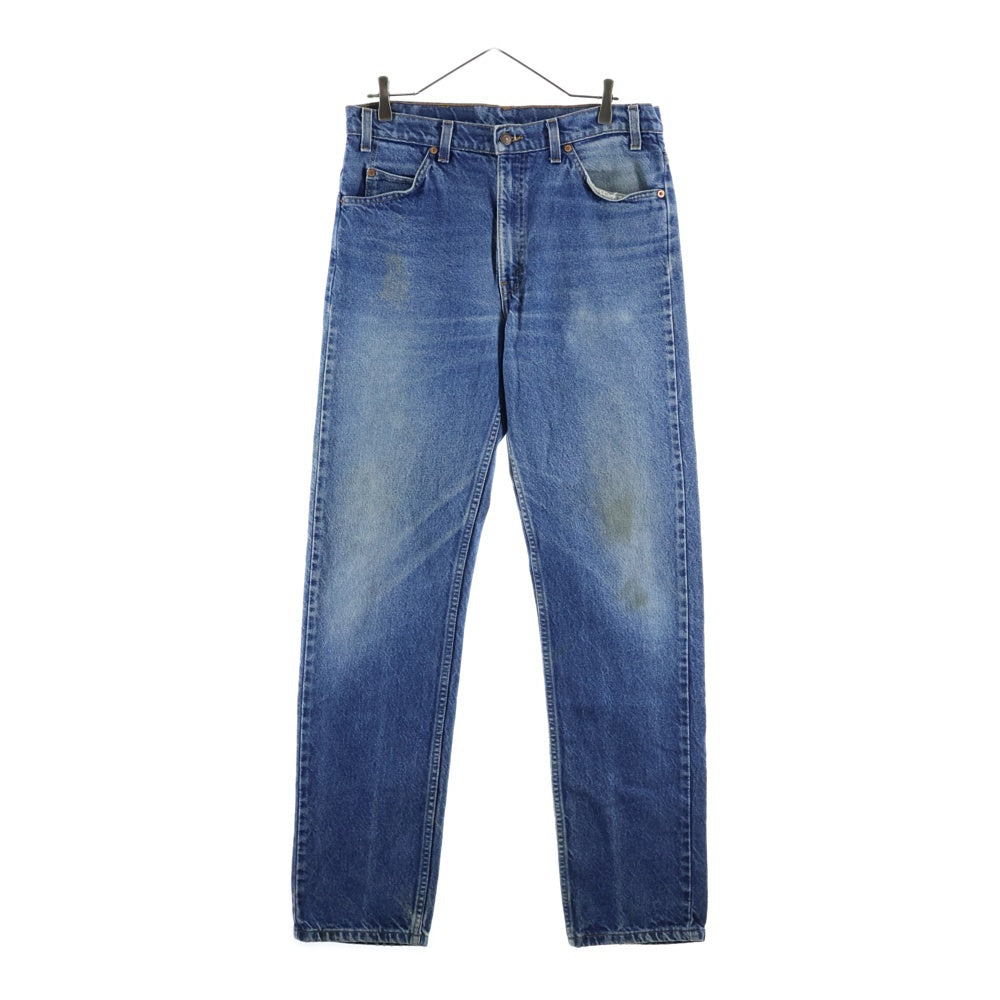 Levi's(リーバイス) 90S 505 REGULAR FIT ボタン裏刻印647 スモールオレンジタブ テーパード ジップフライ デニムパンツ インディゴ